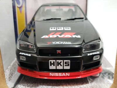 1/18 イグニッションモデル 日産スカイライン R34GT-R HKSデモカー イグニッションモデル 1/18 ニッサン スカイライン GT-R BNR34