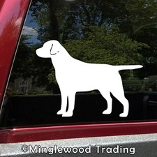 LABRADOR RETRIEVER Vinyl Decal V3 - Dog Puppy Yellow Black Lab - Die Cut Sticker