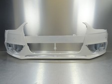 Audi A4 New Front Bumper  With Parking Sensor Holes LY9C Ibis White 12 to 15