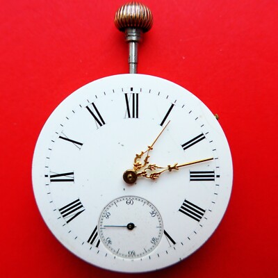 gutes separ.. UHRWERK ''WR & F'' aus einer ''open face'' Taschenuhr, 19 '''-ca. 1900