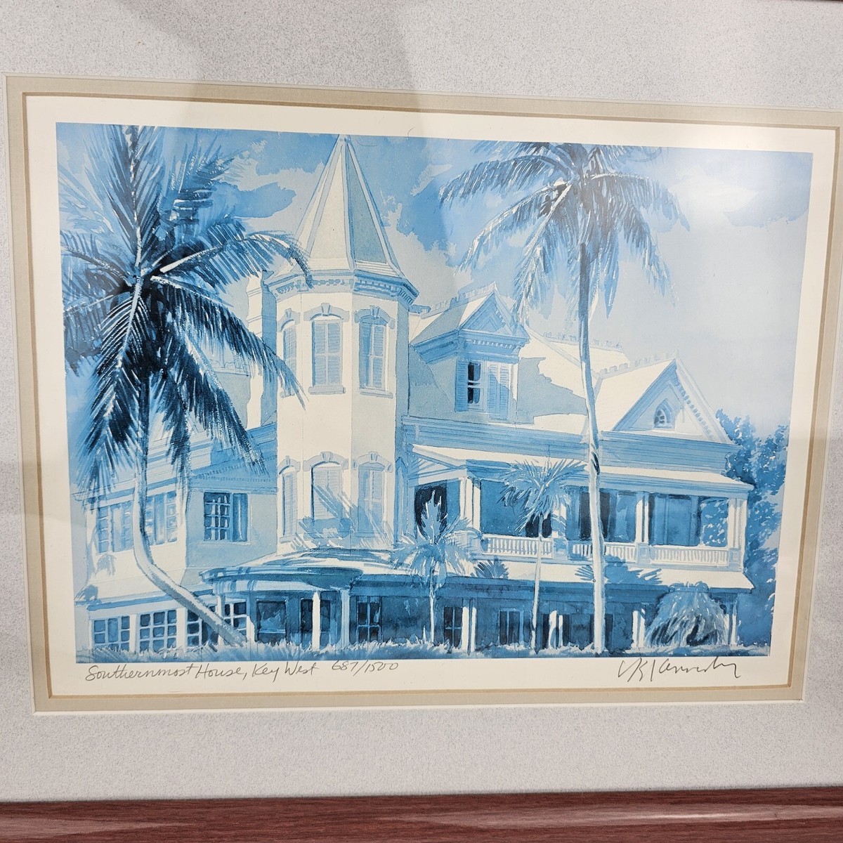 SOUTHERNMOST HOUSE, KEY WEST FLORIDA ROBERT KENNEDY SIGNED