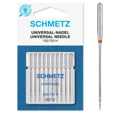 Schmetz Nähmaschinennadeln - Universal 80/12, 10er Pack (GROSSRABATT!)