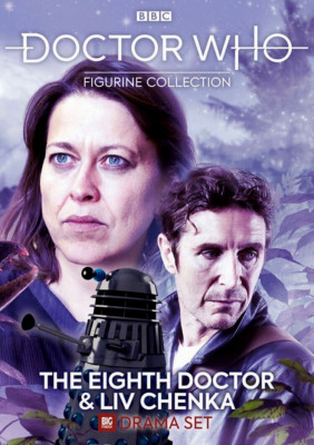 DOCTOR WHO 8th (Paul McGann) BIG FINISH Eaglemoss Figure Set of 3 - New in Box