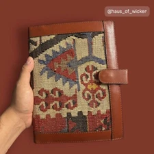 Vintage Kilim Planner Binder