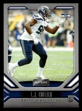 L.J. Collier 2019 Panini Playbook Rookie Card #169 Seattle Seahawks