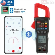 UNI-T Bluetooth TRMS Clamp Meter Multimeter Digital L.P.F Inrush Current Tester