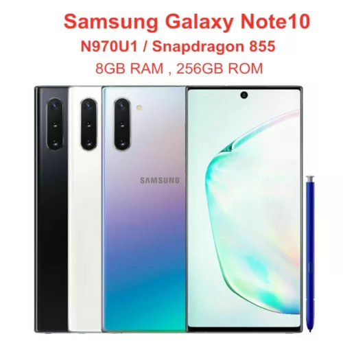 Samsung Galaxy Note 10 N970U 256GB FACTORY Unlocked Android Smartphone OPEN BOX - Picture 1 of 24