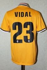 Maglia maglia calcio Juventus Italia maglia calcio 2013-14 away taglia S #23 VIDAL