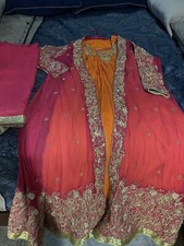 Pakistani Indian Dress Outfit Maxi - Fancy Wedding / Party Attire.