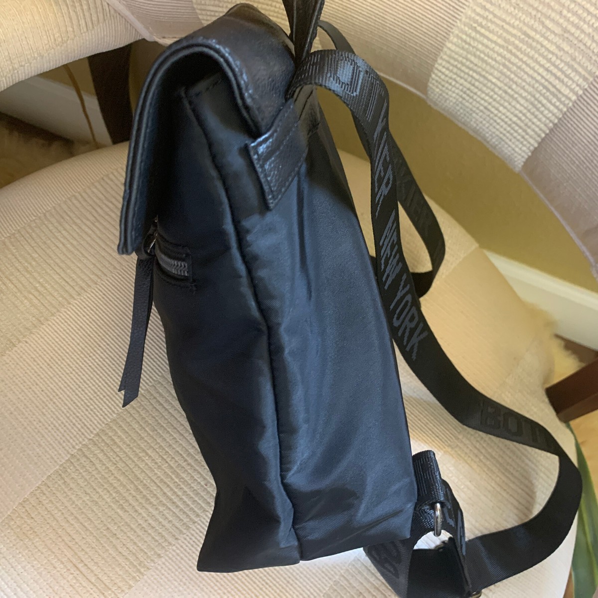 Botkier New York Mini Trigger Backpack Nylon Faux Leather