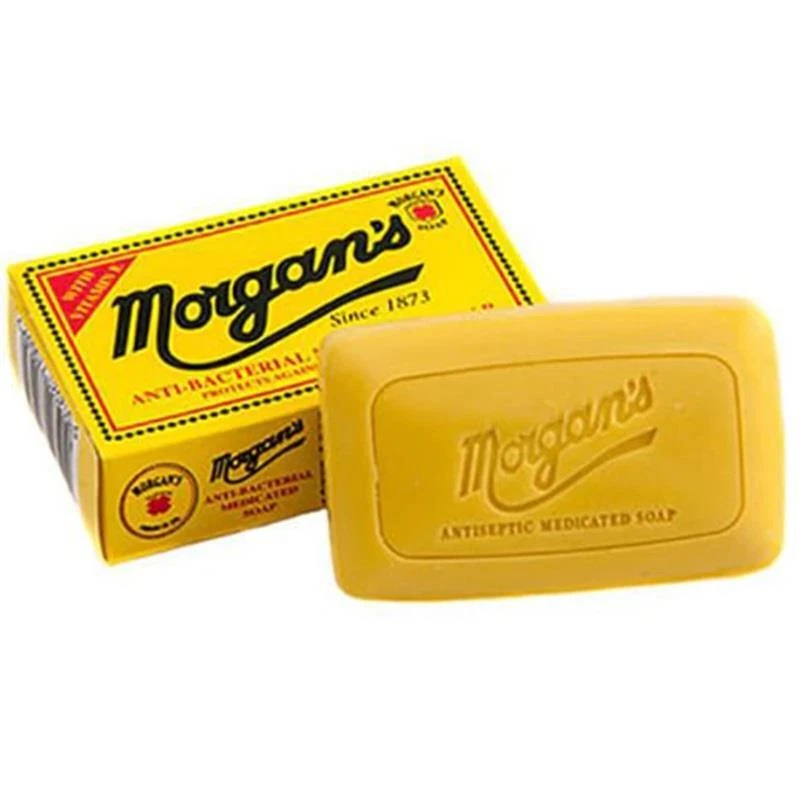 Morgan's Antibacterial Medicated Soap Bar Deep Cleansing Refreshing Vegan 80g