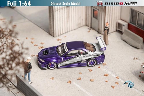 Fuji 1:64 Skyline GT-R R34 Nismo Z-Tune Diecast Model Car - Picture 9 of 15