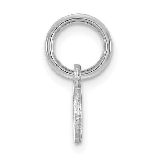 14K White Gold Lower Case Letter A Initial Charm XNA1307W/A - 第 2/4 張圖片