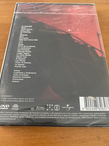 Cafe Tacvba Un Viaje DVD Nuevo Precintado - Imagen 2 de 2