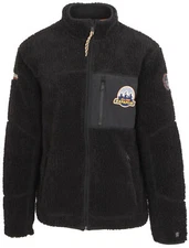 NAPAPIJRI Men's Fleece Jacket YUPIK BLACK Size 2XL XXL