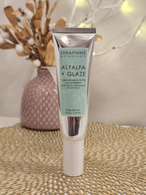 SERAPHINE BOTANICALS Alfalfa + Glaze Long-Wearing Hyper Glow Primer Gossamer $52
