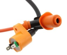 High Power Z&uuml;ndspule 30000 Volt + Z&uuml;ndkerzenstecker Roller Kleinkraftrad 2T 4T