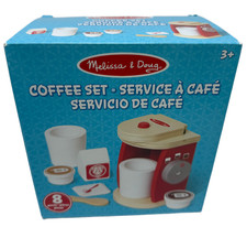 Melissa  Doug Coffee Set - Service  Caf  - 8 Pieces - Age 3 
