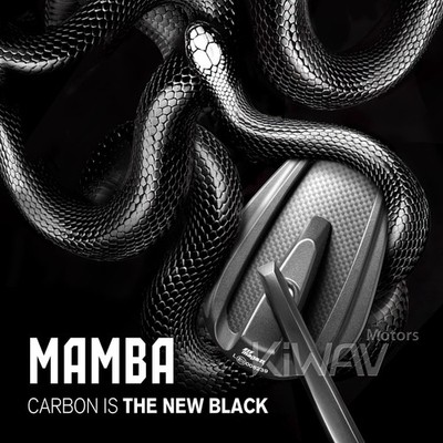 Carbon fiber bar end mirrormat black for Bonneville 17-up T100 16-up T120