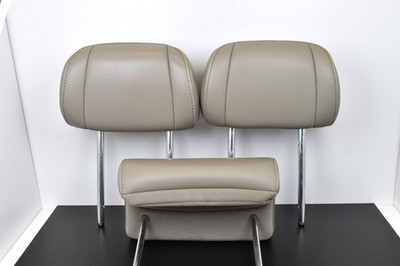 2012 2015  Honda Pilot 2nd Second Row Beige Leather Left Right Headrest Set OEM