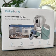 Babytone Baby Monitor Smart Sleep Sock 2.5K HD Camera Track Heart and Movement