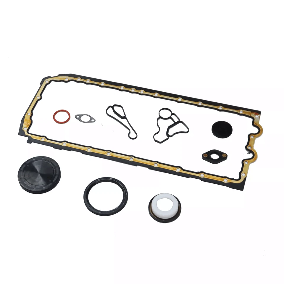 Fit For BMW 335i 335xi 435i 11137600482 Lower Gasket Set with Oil Pan Gasket Foto 4 de 4