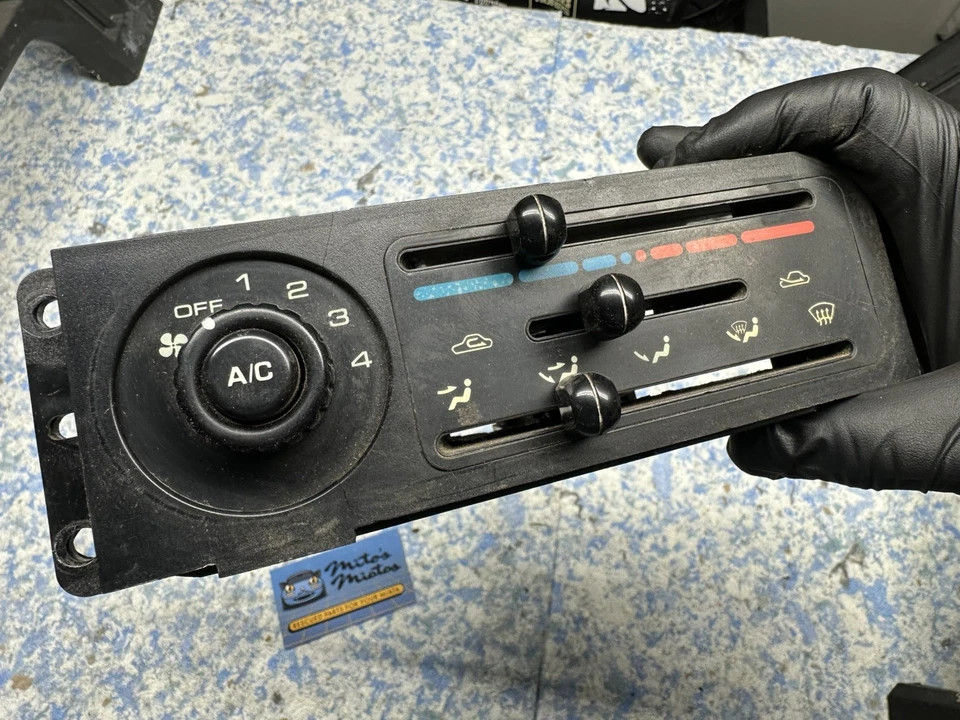 90-97 Mazda Miata MX5 MX-5 Calentador Climatizador Panel USADO/Ajuste roto  Foto 3 de 4