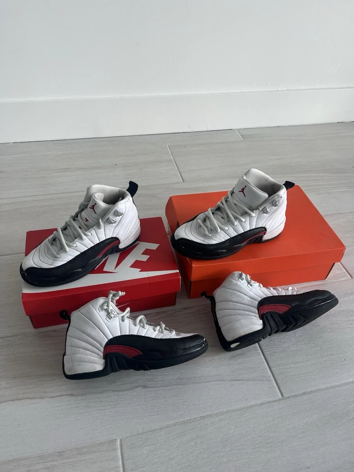 Nike Air Jordan 12 Retro Playoff Paquete 5Y y 6Y - Buen Estado, Auténticas Foto 2 de 4