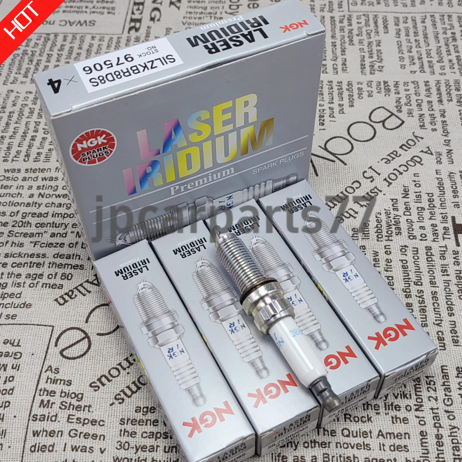 NEW 4 Laser Iridium Spark Plugs For NGK BMW 12120039664 97506 SILZKBR8D8S