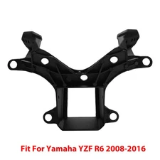 Black Front Headlight Fairing Stay Bracket Fit For Yamaha YZF R6 2008-2016 2014