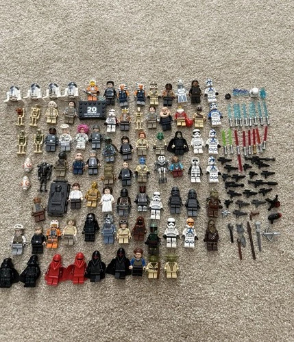 100+ LEGO Star Wars Collection Lot Minifigures / Accessories RARE OLD FIGURES