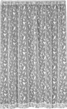 Bristol Garden White Lace Curtain Panel 60x84 Inches by