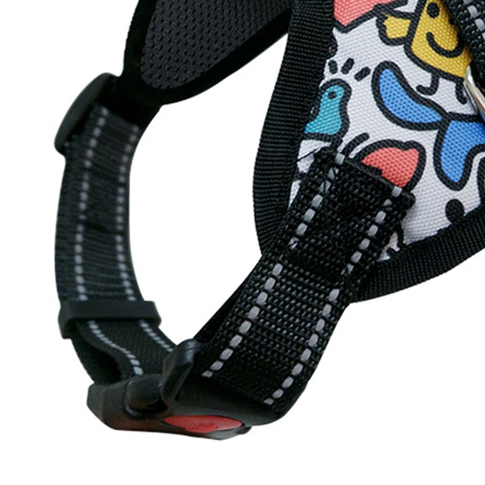 Dog Harness Adjustable Reflective Safe Breathable Pet Walking Vest Dog Harness Adjustable Reflective Safe Breathable Pet Walking Vest