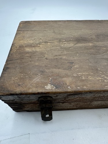 Antique Starrett 443-B Ratchet Wrench Socket Set Circa 1916 Incomplete Wood Box - Picture 22 of 23