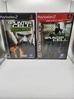 Splinter Cell: Double Agent & Splinter Cell  PS2 Sony PlayStation 2 Cib Tested