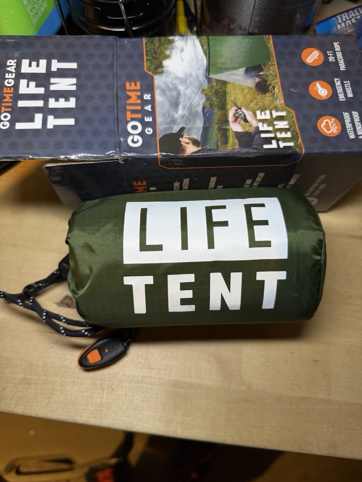 Go Time Gear Life Tent Emergency Survival Shelter – Waterproof & Windproof