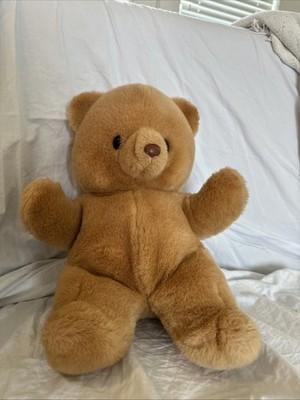 RUSS Honey Bear Plush Brown Tan ''From Planters'' Stuffed Animal Toy Korea VTG EUC