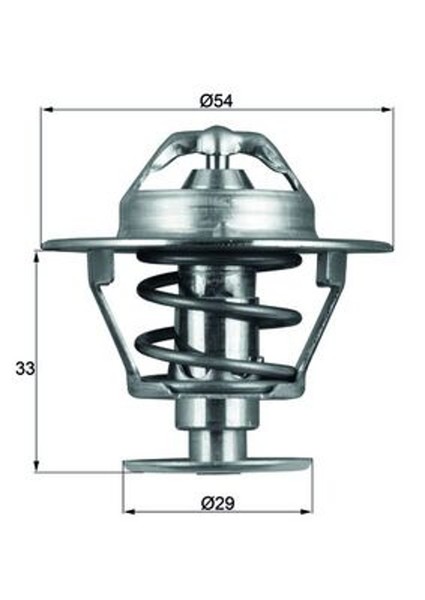 Mahle Thermostat KüHlmittel TX 86 76D FüR Pajero FE3 D22 Mitsubishi Nissan Pick-image