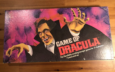 1978 Waddingtons House of Games Dracula Board Game Complete w/Instructions, Mask