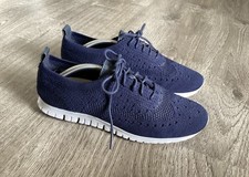 Cole Haan ZeroGrand Womens Size 8 B Blue Wingtip Oxford Sneaker Shoes W06730