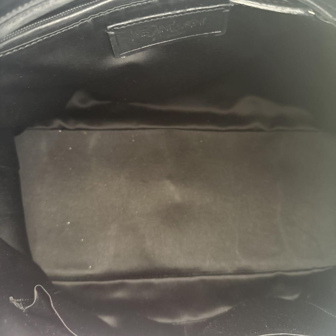 Borsa a tracolla Yves Saint Laurent M in pelle grigia usata dal Giappone