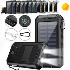 Super 9000000mAh USB Portable Charger Solar Power Bank for Cell Phone 2025 USA