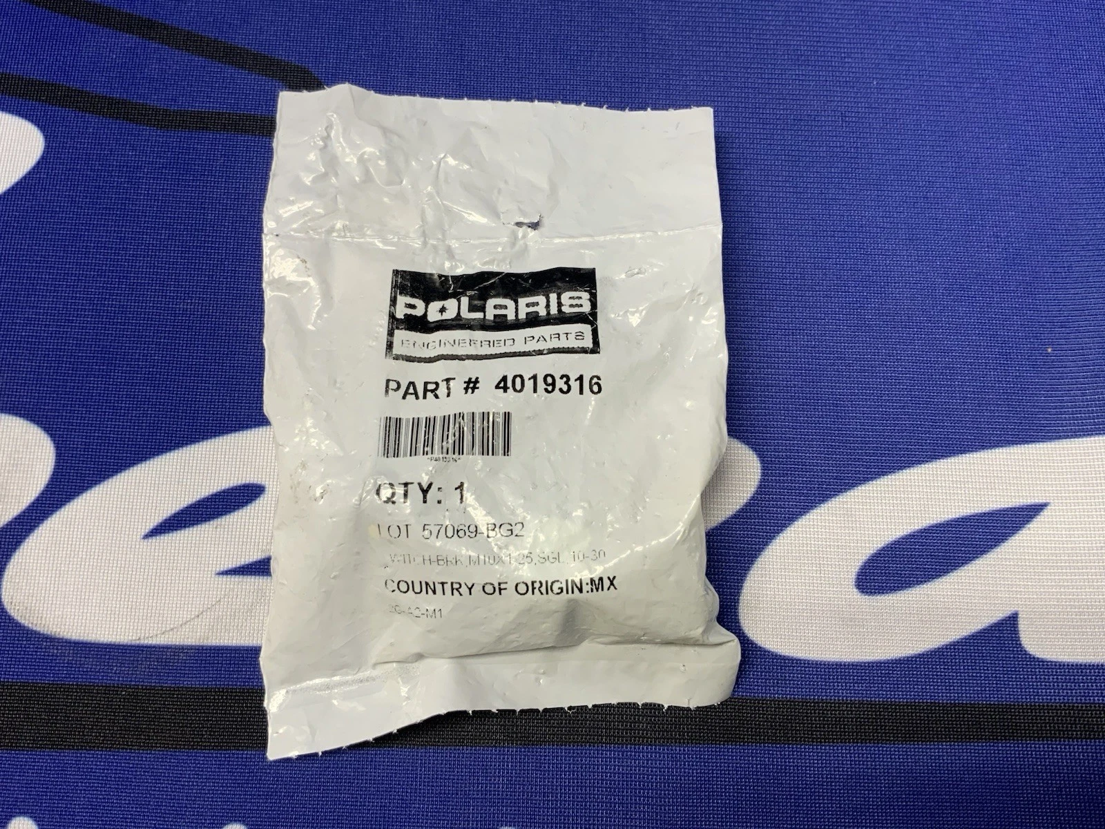 Polaris Hydraulic Brake Pressure Switch Scrambler 850 2019-2024 OEM 4019316
