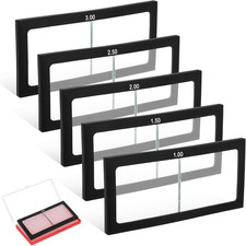 5 Pieces Glass Magnification Welding Lens 2" X 4.25" Magnifying Helmet Replaceme