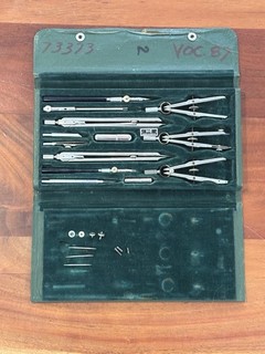 VINTAGE KEUFFEL & ESSER K&E CO. Apollo Drafting Set | GERMANY Chrome Plated