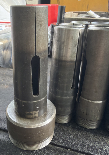 9pc B&S 22D Feed Finger Collet Lot W 27-22D Adapter Brown Sharpe Screw Machine - Picture 3 of 15