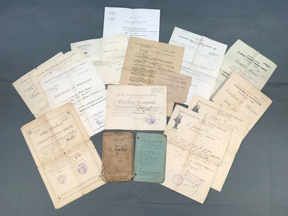 Lot de documents, livret militaire 1906, 10°RA, 3°RAC Armée d'Orient, France WW1 - Photo 1/4