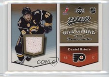 2007-08 Upper Deck MVP One on Dual Memorabilia Daniel Briere Marc Savard 1rb1