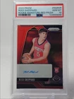 REED SHEPPARD 2024-25 PANINI PRIZM ROOKIE RED RC AUTO /99 PSA 10 Q2029