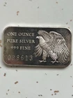 1976 200 Year Of Independence 1 Ounce Silver Bar